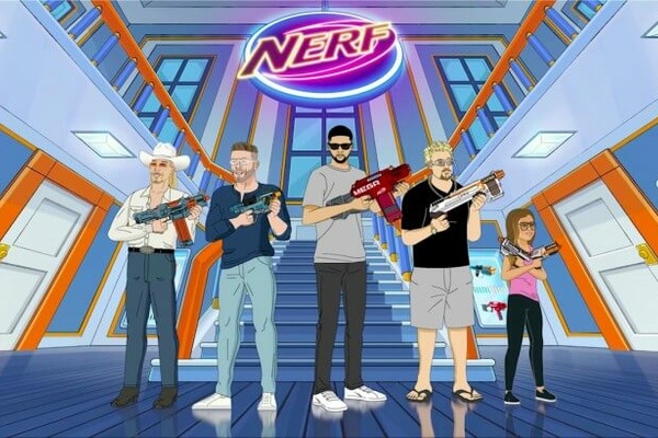 Hasbro brings celebrities to animated life for NERF House X